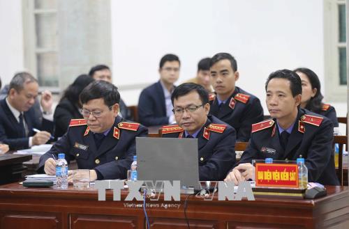 Hình ảnh Trịnh Xuân Thanh và đồng phạm nói lời nói sau cùng